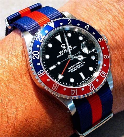 rolex gmt pepsi mesh strap|Rolex gmt watch 20mm strap.